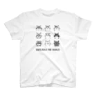 chi-bitのCATS RULE THE WORLD Regular Fit T-Shirt