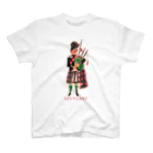 ogura kyoko illustrationのバグパイプ奏者 Regular Fit T-Shirt