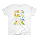 aoamo shopのコザクラインコ大集合 Regular Fit T-Shirt