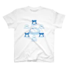 HAPPY DOG WORKS@SUZURIの忍者犬たろうくん_たろうくんとアザラシくん スタンダードTシャツ