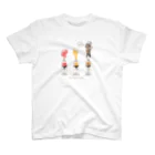 にじいろ＊ひろばの絵の具チューブからこんにちは！ダックス 3色ver.  Regular Fit T-Shirt