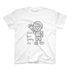 looooooose!!!!!!!のI am five years old. スタンダードTシャツ