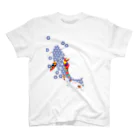 cuuyabowの鯉のぼり・和柄＆スプラッシュ / Navy スタンダードTシャツ