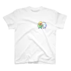 ひーはくちゃんねる公式アイテムのひーちゃんとはくの新イラストアイテム“ロゴ入り” Regular Fit T-Shirt