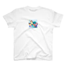 sweetsmailstudioの抽象模型バタフライ Regular Fit T-Shirt