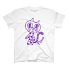 purr-gorogoroのＰｕｒｒ　パープル スタンダードTシャツ