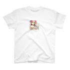 sweetsmailstudioの水彩画少女 Regular Fit T-Shirt