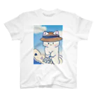 なくも/イラストレーターの潮干狩りねこちゃん Regular Fit T-Shirt