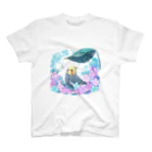 らる_haruの雨宿りオカメ Regular Fit T-Shirt