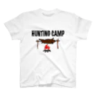 Hunting and Fishing Campの丸焼きTシャツ スタンダードTシャツ
