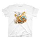 Connect Happiness DesignのGolden  Leaves Regular Fit T-Shirt