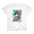 紗蔵 蒼/稲沢イラストアート展主催/漫画イラストレータのハスイケ スタンダードTシャツ