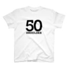 猫背屋の50 SHOULDER スタンダードTシャツ