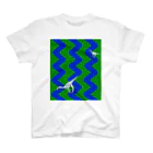 DiNOSAUR MARKeT/恐竜の旅する恐竜モノニクス　Wild Rivers スタンダードTシャツ