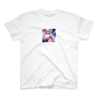 TAKANORI_IMAIのAIピンクちゃん スタンダードTシャツ