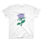 サラスシのmy ROSE パープル Regular Fit T-Shirt