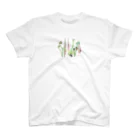 外山康雄　野の花館の山菜集合！！！ スタンダードTシャツ