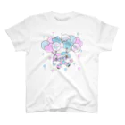 NAOTOONS SHOP SUZURI支店のFloating on a Balloon スタンダードTシャツ