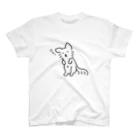 CKWのCKWへそ天睡眠の犬 スタンダードTシャツ