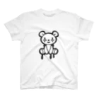 モノクロボーイズの【Tシャツ】ちみどろべあー スタンダードTシャツ