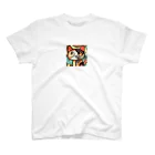 T2 Mysterious Painter's ShopのMysterious Cat スタンダードTシャツ