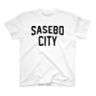 AliviostaのSASEBO CITY 佐世保ロゴ スタンダードTシャツ