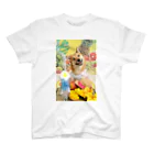 柴犬グッズ専門店 あられ堂の柴犬　真夏のリゾート001 Regular Fit T-Shirt