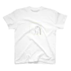 usagi-cuteの月がきれいですね スタンダードTシャツ