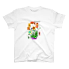 スタジオばんやの花花 Regular Fit T-Shirt