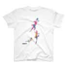 jamfish_goodiesのCOLORトカゲFAMILY スタンダードTシャツ