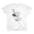 エクササイズ・キャットのエクササイズ キャット(テニス) Regular Fit T-Shirt