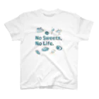 SU-KUのNo Sweets,No Life.Ⅱ Regular Fit T-Shirt