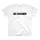 FUNNY JOKESのJIL SAUNER-ジルサウナー-サウナしている人ロゴ Regular Fit T-Shirt