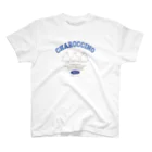 うさぎ雑貨のお店 Charoccinoのおちりブルー スタンダードTシャツ