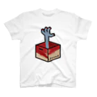 ツギハギ ニクの【Boxed * Horror】カラーVer Regular Fit T-Shirt