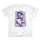 月蝕ざっか店＠SUZURIの君は紫陽花-Ms.Hydrangea☂️ - A Regular Fit T-Shirt