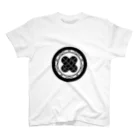 二両亭かるたの鎌倉花札の家紋「欄干丸に鷹の羽」 Regular Fit T-Shirt