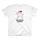 ベドリントンテリアのワホワホショップのI LOVE ベド1 Regular Fit T-Shirt