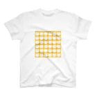 Dot Cat DailyのDot Cat Daily_Square（イエロー） スタンダードTシャツ