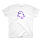 akioco’s character goodsの害鳥(紫) スタンダードTシャツ