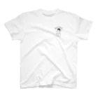 BANASUP SHOPのBANASUP WHITE onepoint スタンダードTシャツ