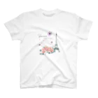 Roses_mapの薔薇とエッフェル塔 スタンダードTシャツ