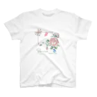 Roses_mapの薔薇のギフトと蝶 スタンダードTシャツ