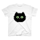 やきぱんのドット絵のねこ（黒猫） Regular Fit T-Shirt