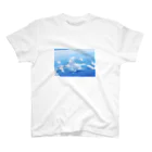 Cafe Lounge & Library pratimākrrm cĥā -ゆるやかな彫刻-のゆるやかな雲 Regular Fit T-Shirt