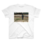 Second_Life_of_Railwaysのタイの鉄道旅行で出会った国鉄の線路がテリトリーの野良犬 スタンダードTシャツ