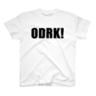 odrk_drnkのODRK！黒文字 スタンダードTシャツ