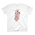 okappaloverのcherry on castle スタンダードTシャツ