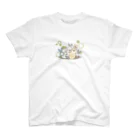 甘栗堂のねこうさぎ　③ スタンダードTシャツ