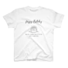 これいいかもTシャツ製作所のHappy Birthday　シンプル スタンダードTシャツ